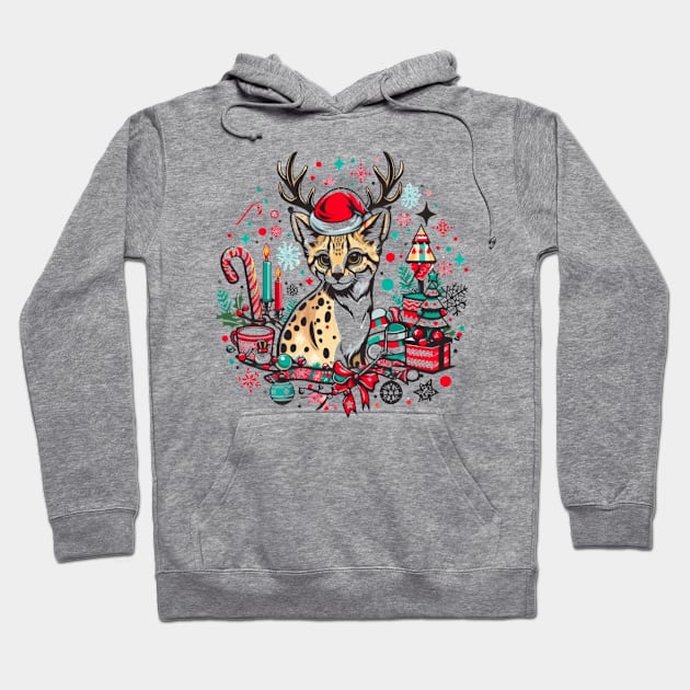 MERRY CATMAS Hoodie by Imaginate